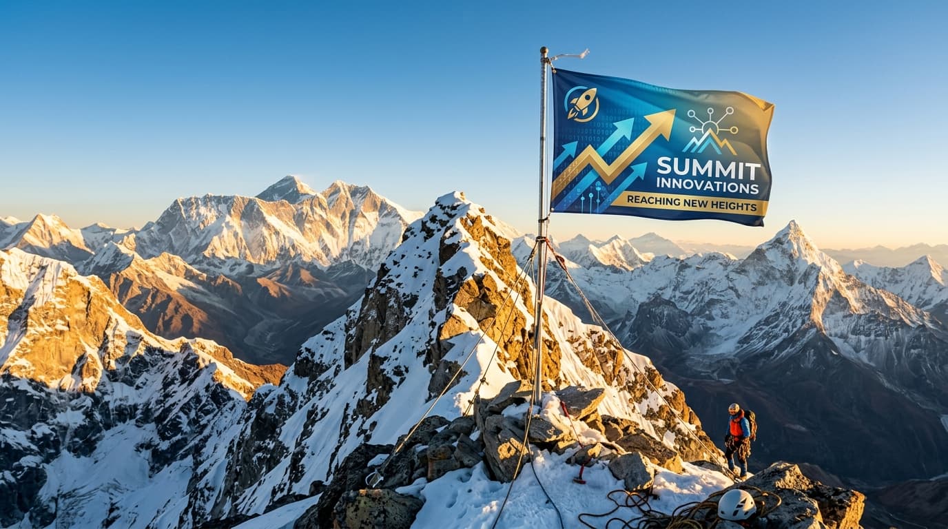 Himalayan mountain vista representing ambition and growth