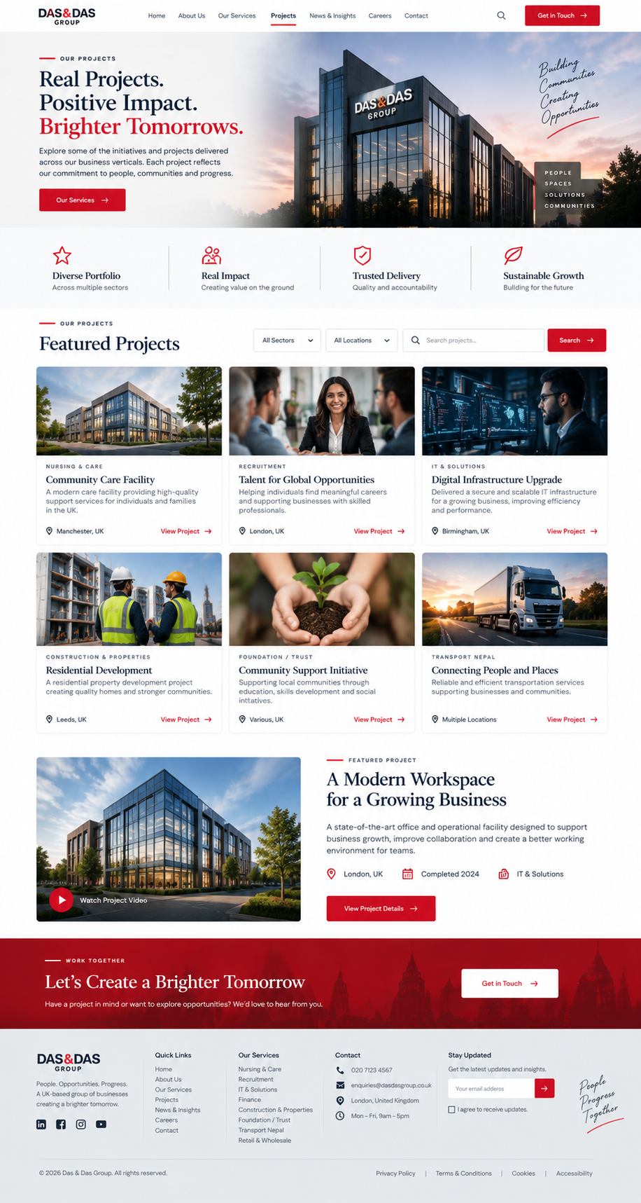 Corporate Projects Portfolio