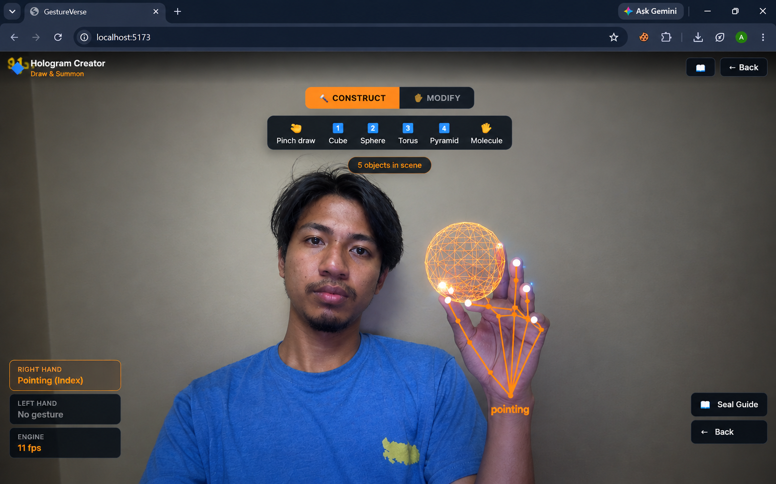 Hologram Creator Interface